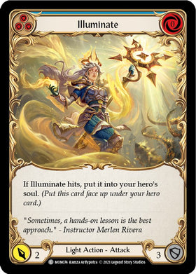 Illuminate (Blue) [MON074] [Monarch] Unlimited Edition Rainbow Foil