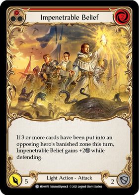 Impenetrable Belief (Red) [MON075] [Monarch] Unlimited Edition Normal