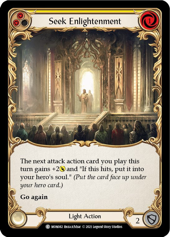 Seek Enlightenment (Yellow) [MON082] [Monarch] Unlimited Edition Normal