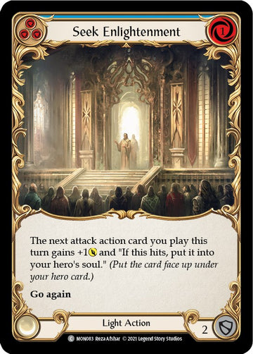 Seek Enlightenment (Blue) [MON083] [Monarch] 1st Edition Normal