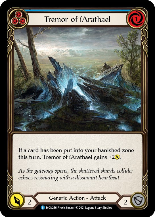 Tremor of iArathael (Blue) [MON256] [Monarch] Unlimited Edition Normal
