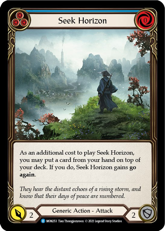 Seek Horizon (Blue) [MON253] [Monarch] Unlimited Edition Normal