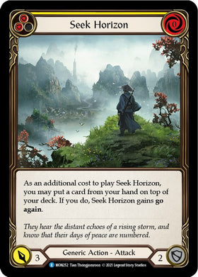 Seek Horizon (Yellow) [MON252] [Monarch] 1st Edition Normal