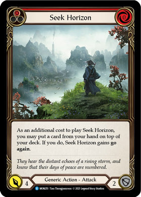 Seek Horizon (Red) [MON251] [Monarch] Unlimited Edition Normal