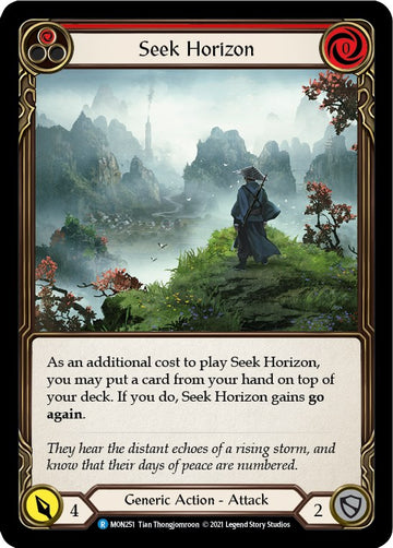 Seek Horizon (Red) [MON251] [Monarch] Unlimited Edition Normal