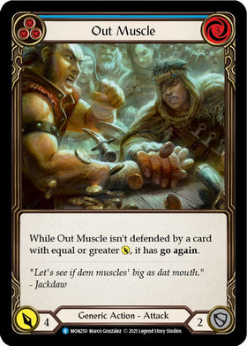 Out Muscle (Blue) [MON250] [Monarch] 1st Edition Normal