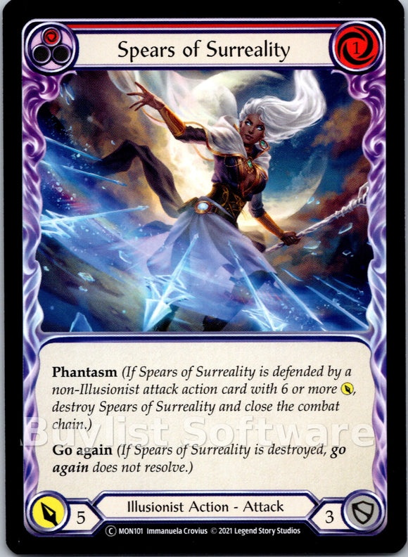 Spears of Surreality (Red) [MON101] [Monarch] Unlimited Edition Normal