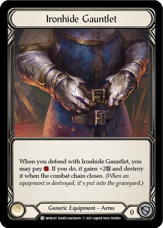 Ironhide Gauntlet [MON243] [Monarch] Unlimited Edition Rainbow Foil