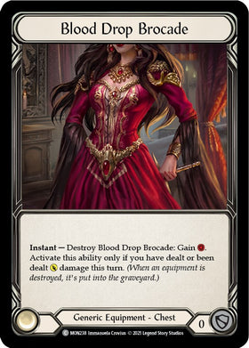 Blood Drop Brocade [MON238] [Monarch] Unlimited Edition Rainbow Foil