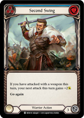 Second Swing (Blue) [MON118] [Monarch] Unlimited Edition Rainbow Foil