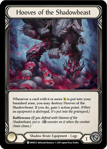 Hooves of the Shadowbeast [MON122] [Monarch] Unlimited Edition Rainbow Foil