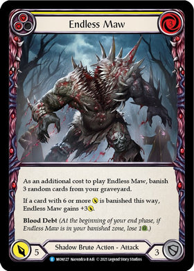Endless Maw (Yellow) [MON127] [Monarch] Unlimited Edition Normal