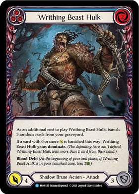 Writhing Beast Hulk (Blue) [MON131] [Monarch] Unlimited Edition Normal