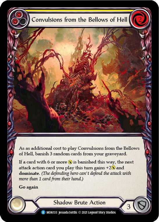 Convulsions from the Bellows of Hell (Yellow) [MON133] [Monarch] Unlimited Edition Normal