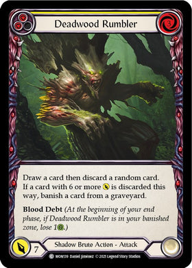 Deadwood Rumbler (Yellow) [MON139] [Monarch] Unlimited Edition Normal