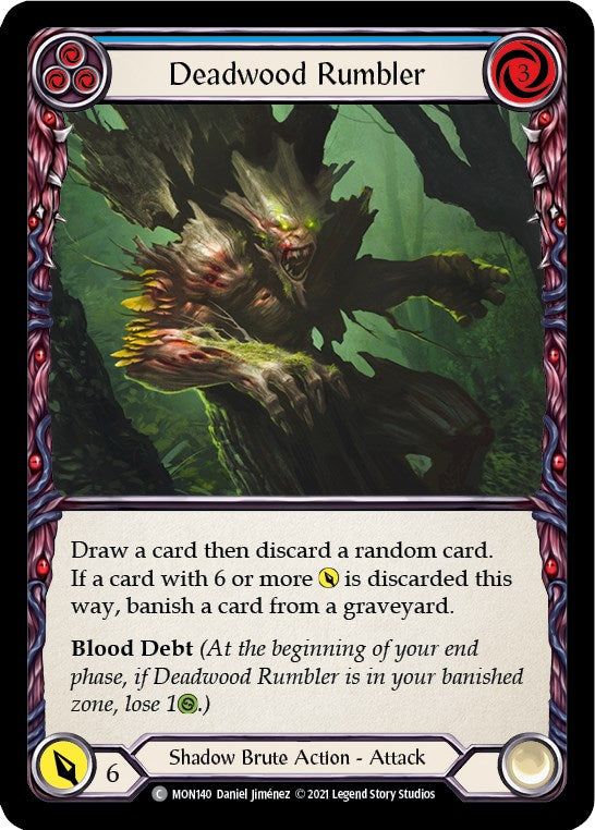Deadwood Rumbler (Blue) [MON140] [Monarch] Unlimited Edition Normal