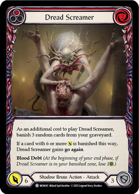 Dread Screamer (Red) [MON141] [Monarch] Unlimited Edition Normal