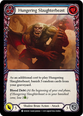 Hungering Slaughterbeast (Blue) [MON149] [Monarch] 1st Edition Normal