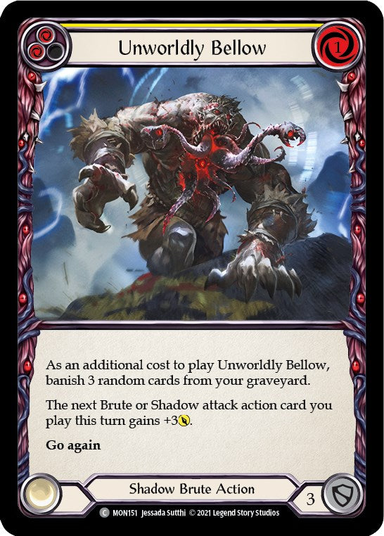 Unworldly Bellow (Yellow) [MON151] [Monarch] Unlimited Edition Normal