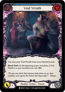 Void Wraith (Blue) [MON211] [Monarch] Unlimited Edition Normal