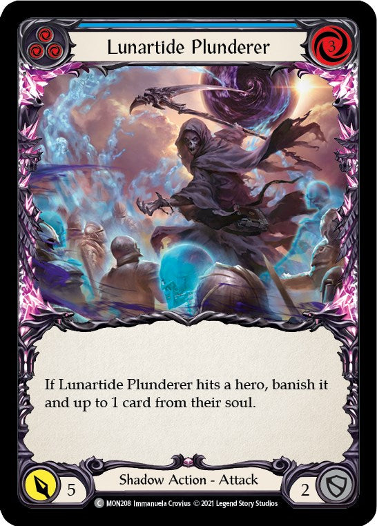 Lunartide Plunderer (Blue) [MON208] [Monarch] 1st Edition Normal