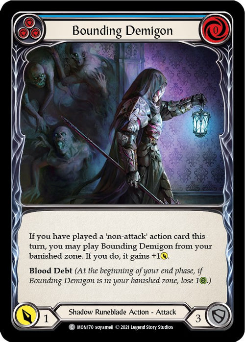 Bounding Demigon (Blue) [MON170] [Monarch] Unlimited Edition Normal