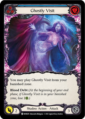 Ghostly Visit (Blue) [MON205] [Monarch] Unlimited Edition Normal