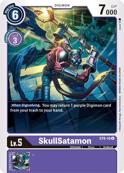 SkullSatamon [ST6-10] [Starter Deck 06: Venomous Violet]