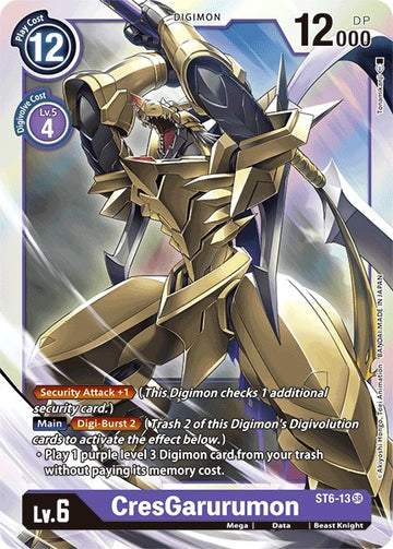 CresGarurumon [ST6-13] [Starter Deck 06: Venomous Violet] Foil