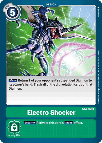 Electro Shocker [ST4-16] [Starter Deck 04: Giga Green]