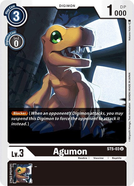Agumon [ST5-03 U] [ Machine Black]