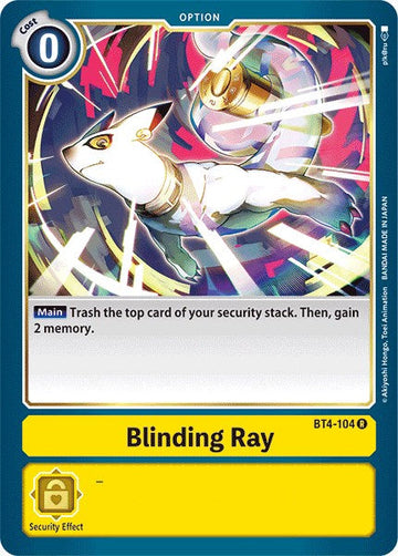 Blinding Ray [BT4-104 R] [Great Legend]