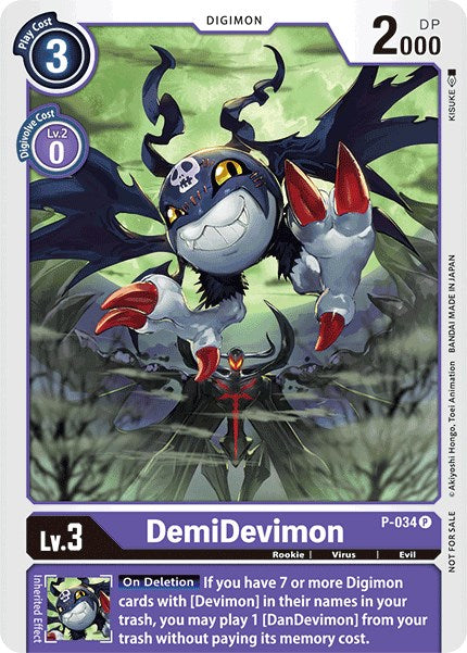 DemiDevimon [P-034] [Digimon Promotion Cards] Foil