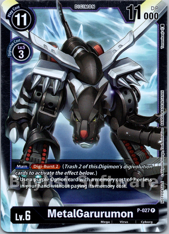 MetalGarurumon [P-027] [Digimon Promotion Cards] Foil
