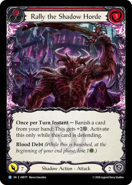 Rally the Shadow Horde (Red)
