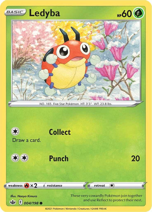 Ledyba [004/198] [Chilling Reign] Reverse Holofoil
