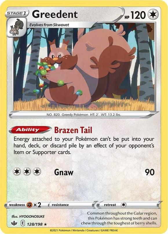 Greedent [128/198] [Chilling Reign] Holofoil