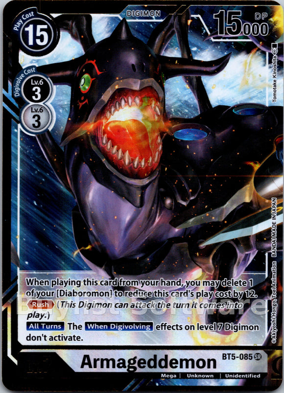 Armageddemon (Alternate Art) [BT5-085] [Battle of Omni] Foil