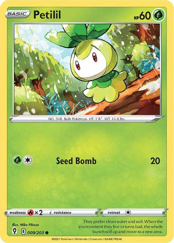 Petilil [009/203] [Evolving Skies] Reverse Holofoil