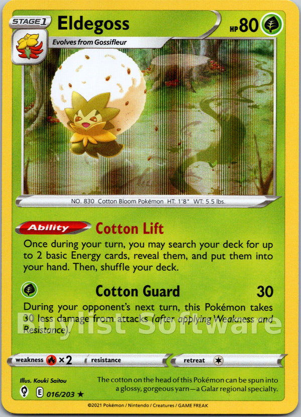 Eldegoss [016/203] [Evolving Skies] Reverse Holofoil