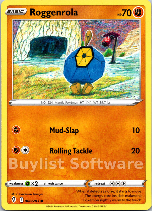Roggenrola [086/203] [Evolving Skies]