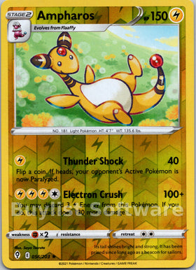 Ampharos [056/203] [Evolving Skies] Reverse Holofoil