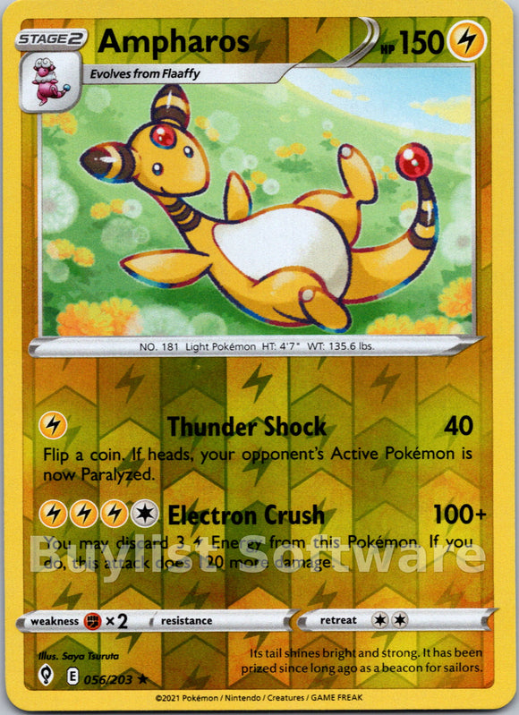 Ampharos [056/203] [Evolving Skies] Reverse Holofoil