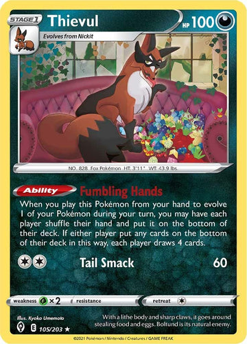 Thievul [105/203] [Evolving Skies] Reverse Holofoil