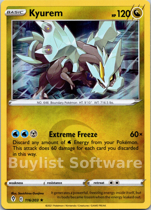 Kyurem [116/203] [Evolving Skies] Reverse Holofoil