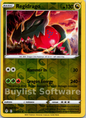 Regidrago [124/203] [Evolving Skies] Reverse Holofoil
