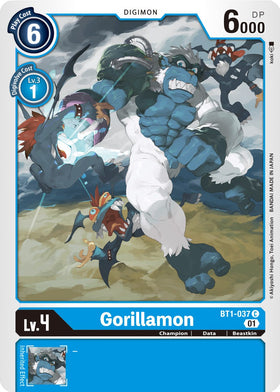 Gorillamon - BT1-037 (Alternate Art) [BT1-037] [Starter Deck 08: Ulforce Veedramon]