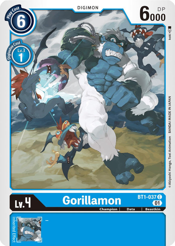 Gorillamon - BT1-037 (Alternate Art) [BT1-037] [Starter Deck 08: Ulforce Veedramon]