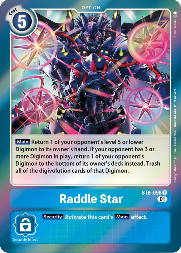 Raddle Star [BT6-098] [Double Diamond] Foil