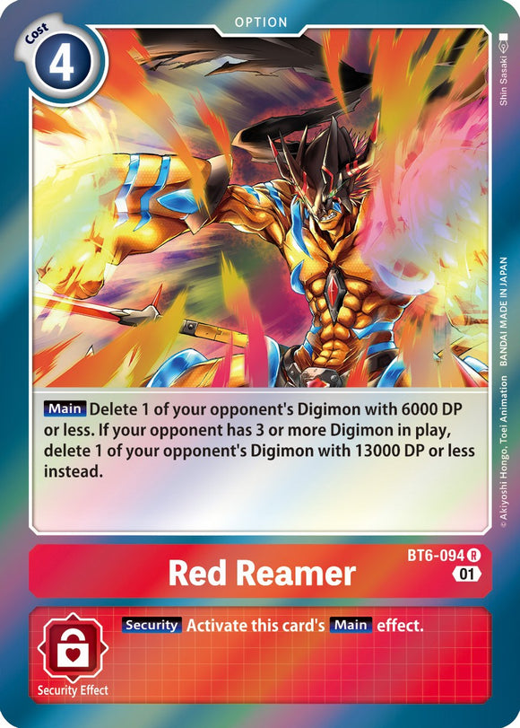 Red Reamer [BT6-094] [Double Diamond] Foil